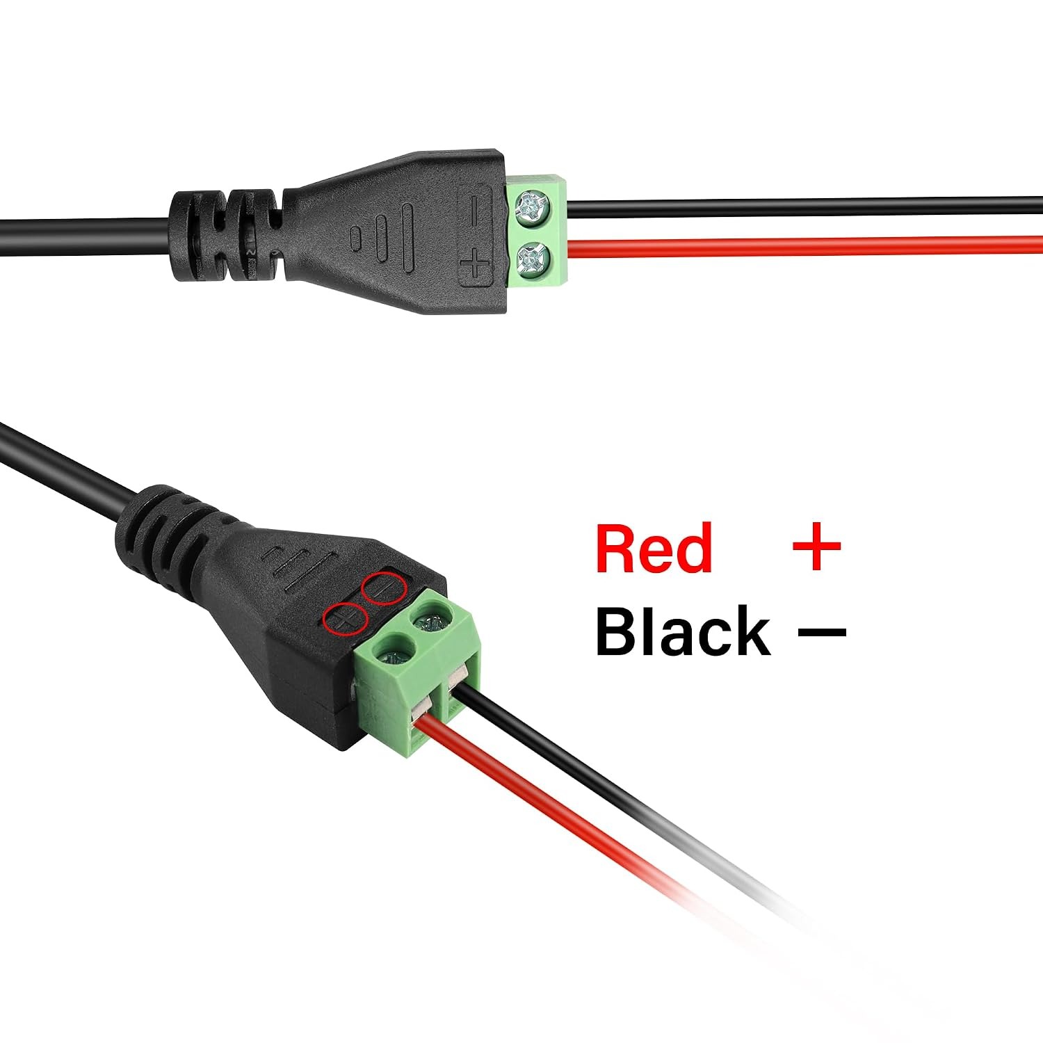 Kabel Daya Terminal Block ke C - Photography Led Lighting Kit ulasan dan harga
