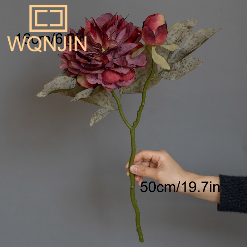1 Buah Bunga Simulasi Peony Be - Photography Artificial Lighting ulasan dan harga