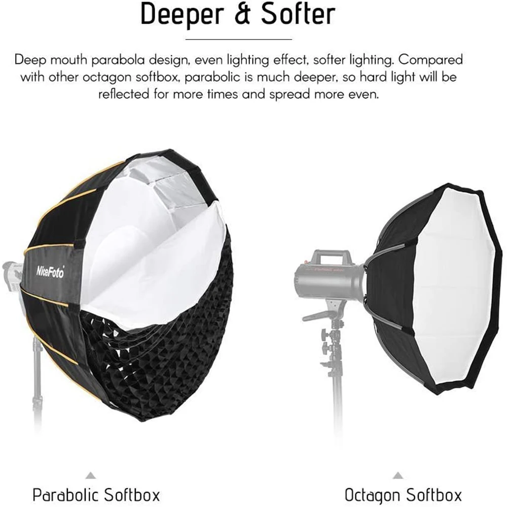 Softbox Payung Parabola Lipat  - Parabolic Umbrella Deep ulasan dan harga