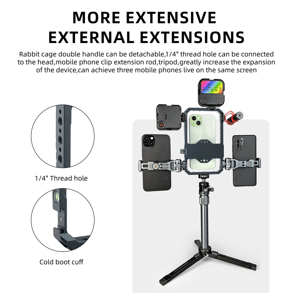 Rig Video Smartphone Cage Remo - Photography Lighting Rig ulasan dan harga
